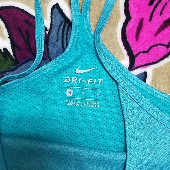 Nike Turquoise Dri-Fit Racerback-like Tank - Picture 4 of 5